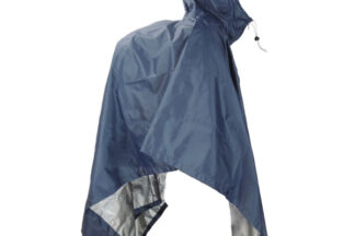 JR GEAR LIGHT WEIGHT PONCHO BLUE - LARGE