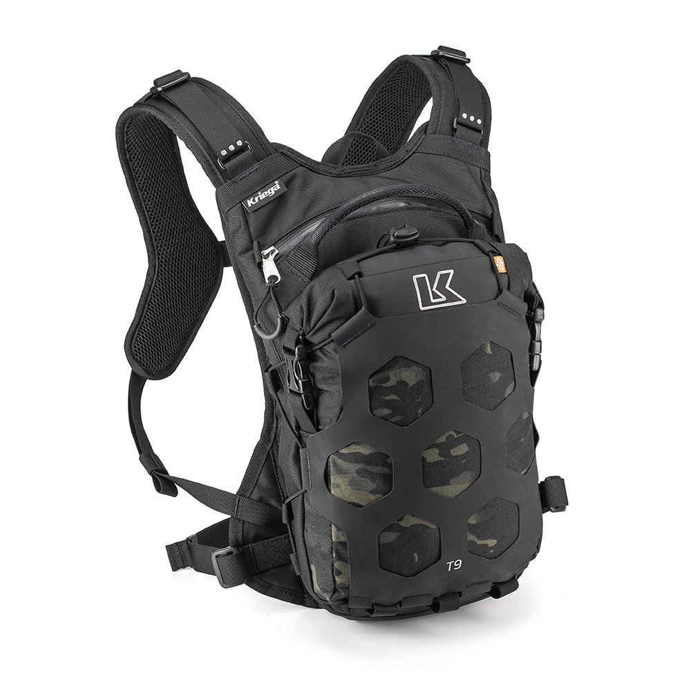 Kriega TRAIL9 ADVENTURE BACKPACK - Multicam Black