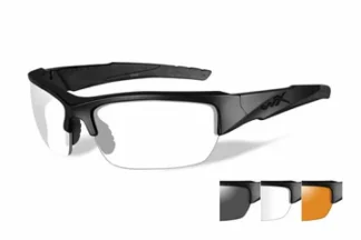 Wiley X WX VALOR 2.5 Clear/Grey/Light Rust Matte Black Frame