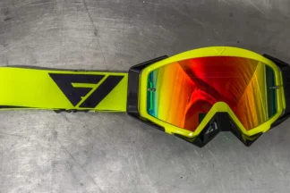 Flow Vision Rythem™ Motocross Goggle: Flo Yellow/Black